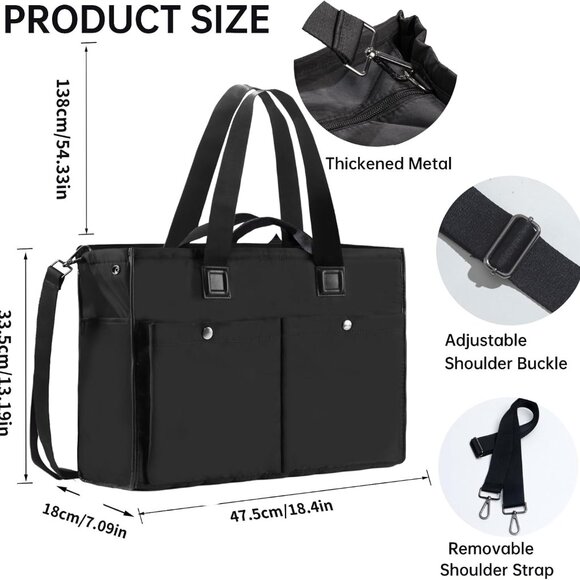 Trendy 29L Cow Print Tote Bag for Women - Stylish Embroidery Handbag - Picture 6 of 9